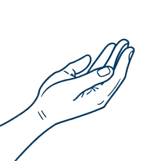 Kaph — Cupped hand